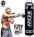 RDX X1 BLACK UNFILLED PUNCHING BAG & MITTS SET-1